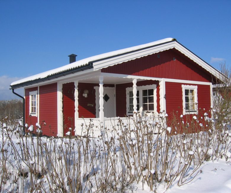 Hytte 4 om vintern